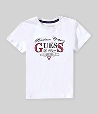 Guess Little Boys Short Sleeve Guess Logo T-Shirt