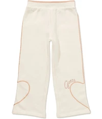 Guess Little Girls Heart-Appliqued Fleece Palazzo Pants
