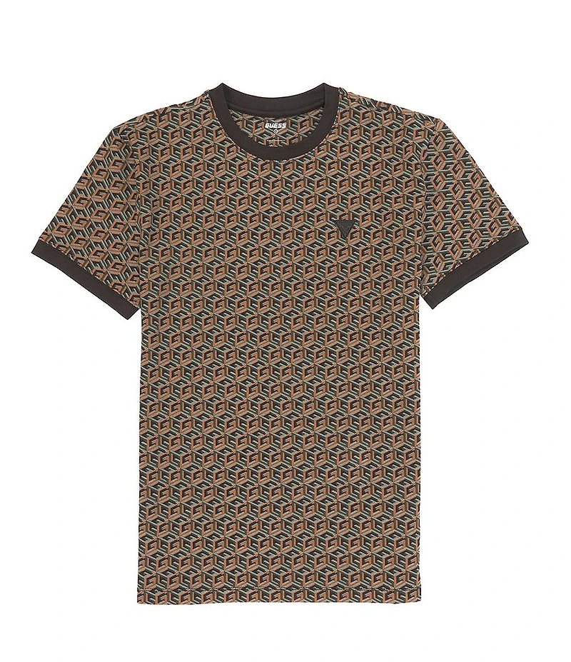 Guess Short-Sleeve Colin Macro G Cube T-Shirt