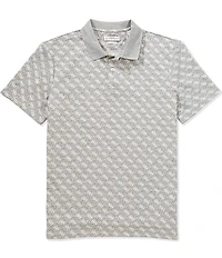 Guess Short Sleeve Logo Jacquard Polo Shirt