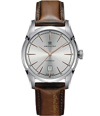 Hamilton Spirit of Liberty Automatic Leather Strap Watch