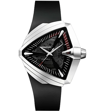 Hamilton Ventura XXL Automatic Rubber-Strap Watch
