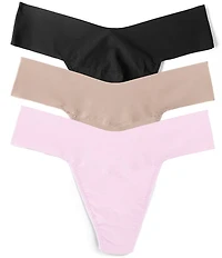 Hanky Panky BreatheSoft Natural Rise Thong 3-Pack