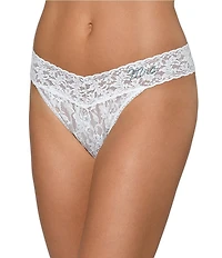 Hanky Panky Mrs. Original-Rise Floral Lace Thong