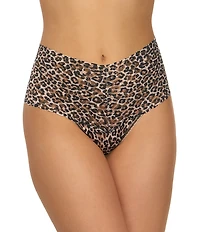 Hanky Panky Retro Signature Leopard Print Lace Thong