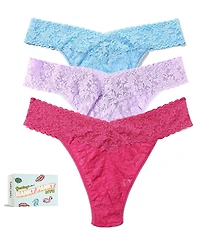 Hanky Panky Signature Lace® Original Rise Matchbox 3 Pack