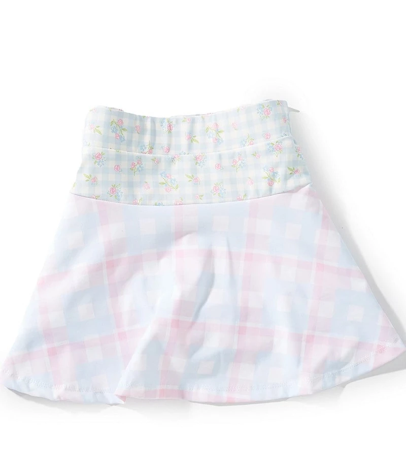 Happy Camp3r Big Girls Marshmallow Plaid June Skirt