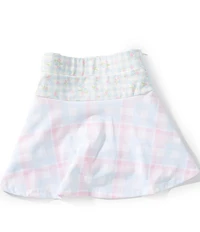 Happy Camp3r Big Girls Marshmallow Plaid June Skirt