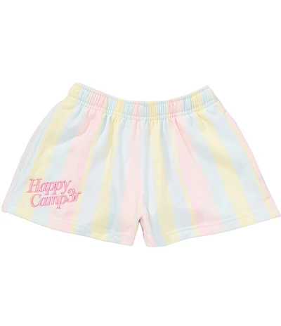 Happy Camp3r Big Girls Sherbet Stripes Core Shorts