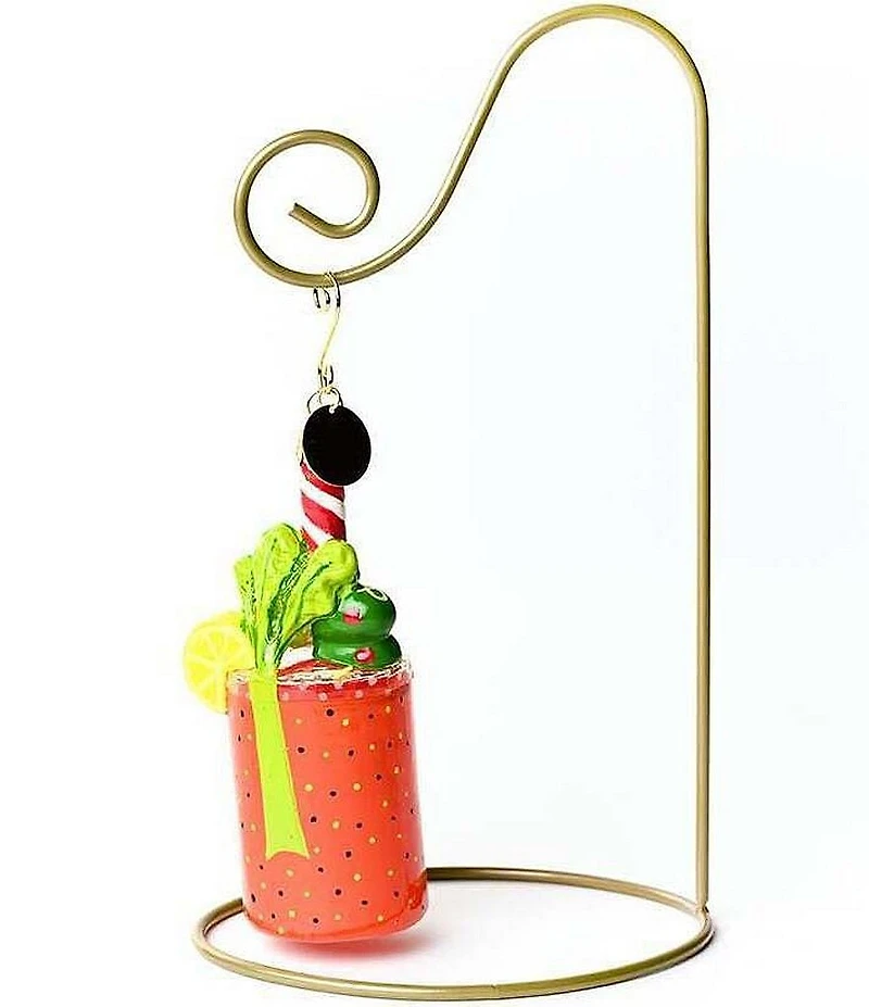 Happy Everything! Bloody Mary Shaped Ornament With Gold Stand