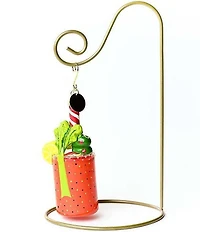 Happy Everything! Bloody Mary Shaped Ornament With Gold Stand