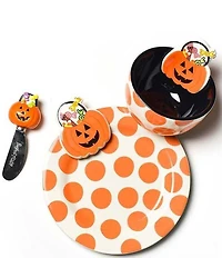 Happy Everything! Halloween Treat Bucket Embellishment Plate, Bowl & Spreader Set