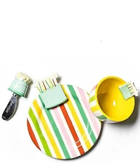 Happy Everything! Sparkle Cake Embellishment Plate, Bowl & Spreader Set