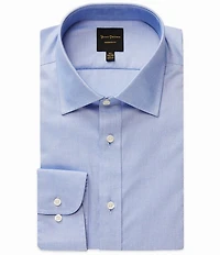 Hickey Freeman Big & Tall Modern Fit Spread Collar Solid Dress Shirt