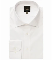 Hickey Freeman Big & Tall Modern Fit Spread Collar Solid Dress Shirt