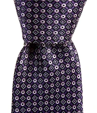 Hickey Freeman Connected Links 3 1/4#double; Woven Silk Tie