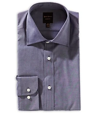 Hickey Freeman Modern Fit Spread Collar Dress Shirt