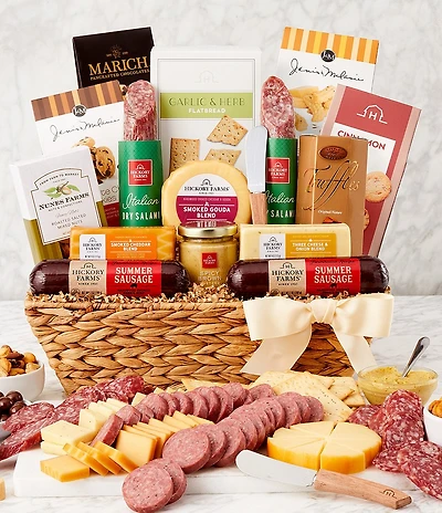 Hickory Farms Deluxe Charcuterie Gift Basket