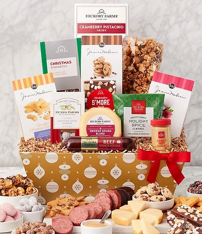 Hickory Farms Holiday Cheer Gourmet Gift Basket