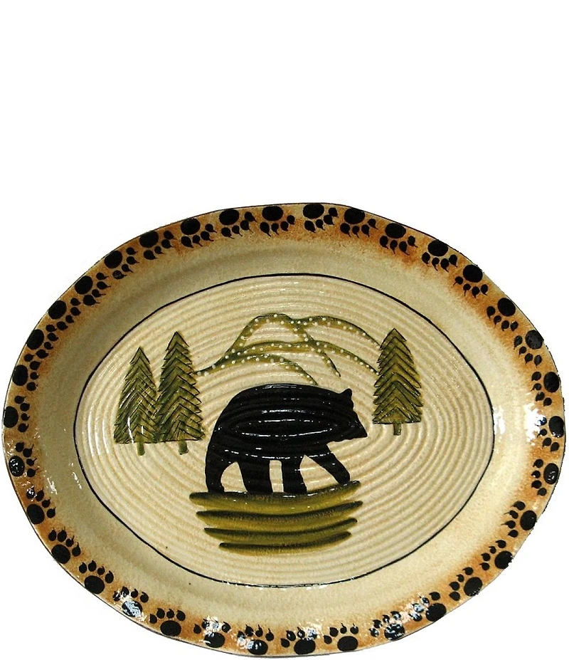 HiEnd Accents Bear Ceramic Serving Platter