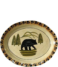 HiEnd Accents Bear Ceramic Serving Platter