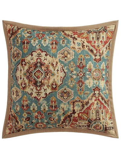 Hiend Accents Carmen Vintage Inspired Kilim Textile Print Euro Sham
