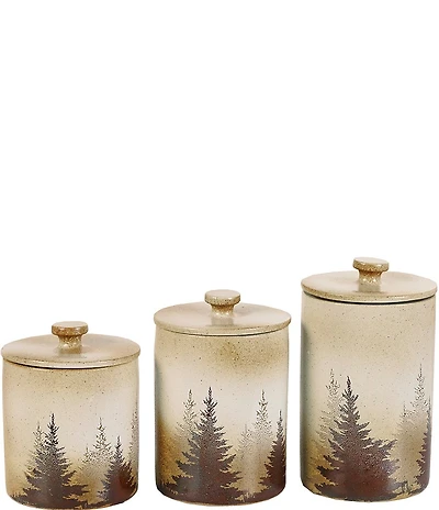 HiEnd Accents x Paseo Road Clearwater Pines 3-Piece Canister Set