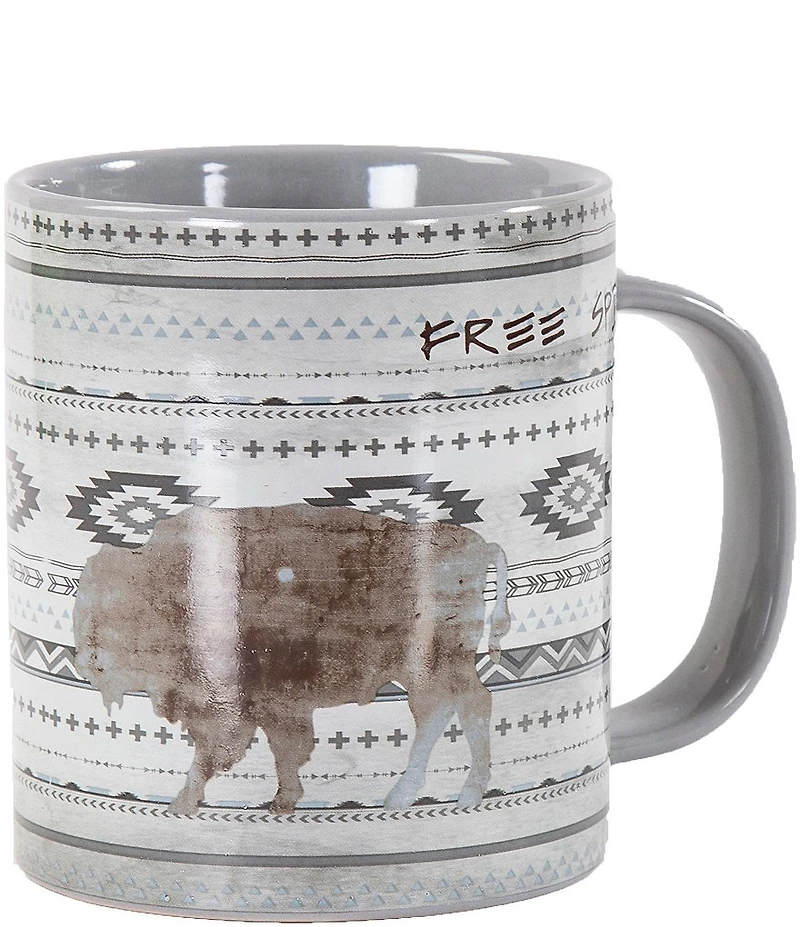 HiEnd Accents Free Spirit Coffee Mugs, Set of 4