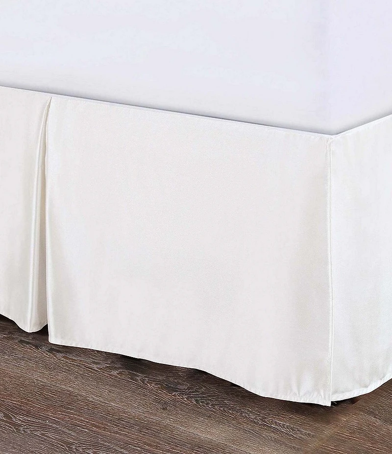 HiEnd Accents High Shine Satin Collection Bed Skirt