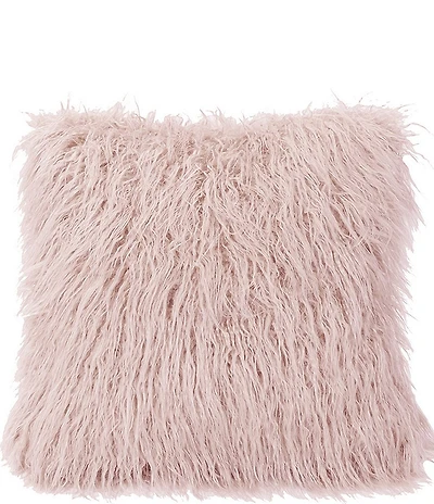 HiEnd Accents Mongolian Faux Fur Euro Sham