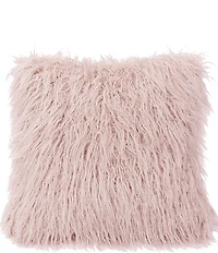 HiEnd Accents Mongolian Faux Fur Euro Sham
