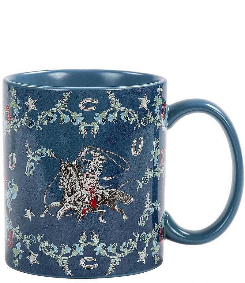 HiEnd Accents x Paseo Road Lee Western Mug, Set of 4