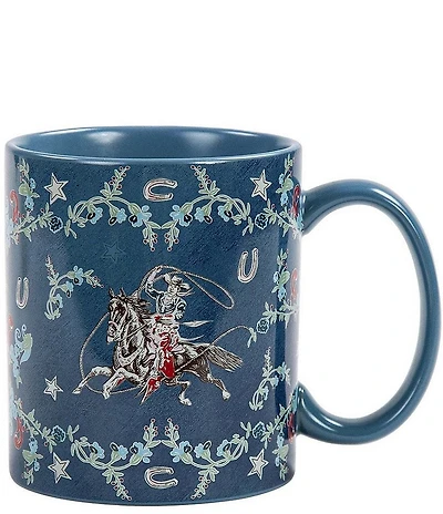 HiEnd Accents x Paseo Road Lee Western Mug, Set of 4