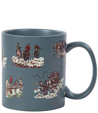 HiEnd Accents Paseo Road Collection Western Settler Mug, Set of 4