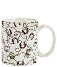 HiEnd Accents Pierre Equestrian Mug, Set of 4