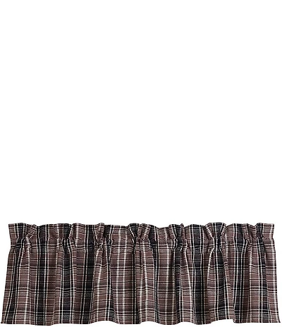 HiEnd Accents x Paseo Road Plaid Cotton Valance