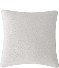 HiEnd Accents Verona Medallion Patterned Matelasse Euro Sham