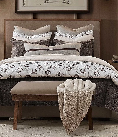 HiEnd Accents x Paseo Road Pierre Equestrian Pierre Duvet Cover Mini Set