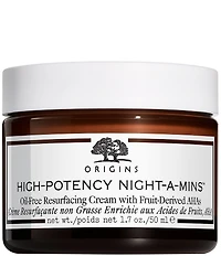 High-Potency Night A-Mins Oil-Free Resurfacing Cream with Fruit-Derived AHAs