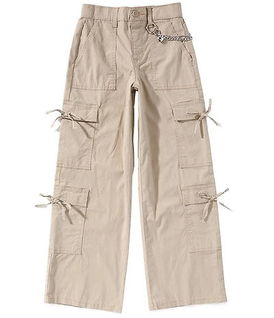 Hippie Girl Big Girls Khaki Bow Detail Pants