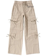 Hippie Girl Big Girls Khaki Bow Detail Pants