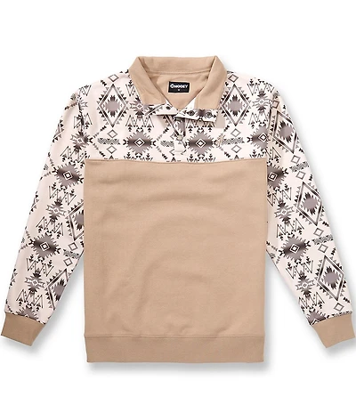 Hooey Long Sleeve Stevie Geo Print Pullover