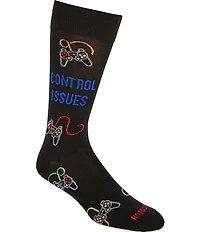 Hot Sox Control Issue Crew Socks