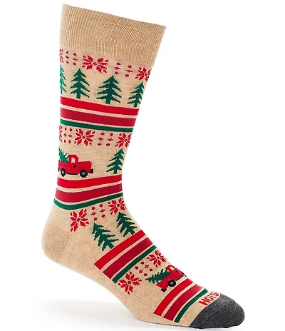 Hot Sox Holiday Truck Socks