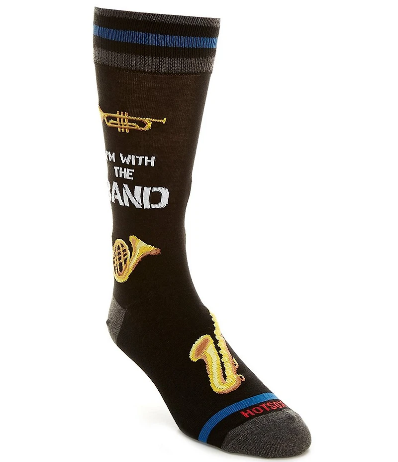Hot Sox I'm With The Band Crew Socks