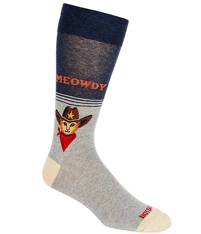 Hot Sox Kitty Up Crew Socks