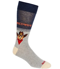 Hot Sox Kitty Up Crew Socks