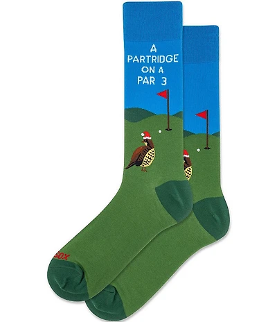 Hot Sox Partridge On A Par 3 Socks