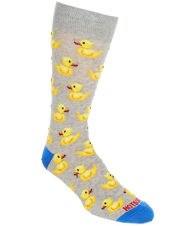 Hot Sox Rubber Ducks Crew Socks