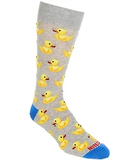 Hot Sox Rubber Ducks Crew Socks